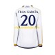 Camisola Real Madrid Fran Garcia 20 Homem Equipamento Primeiro 2023-2024 Manga Comprida